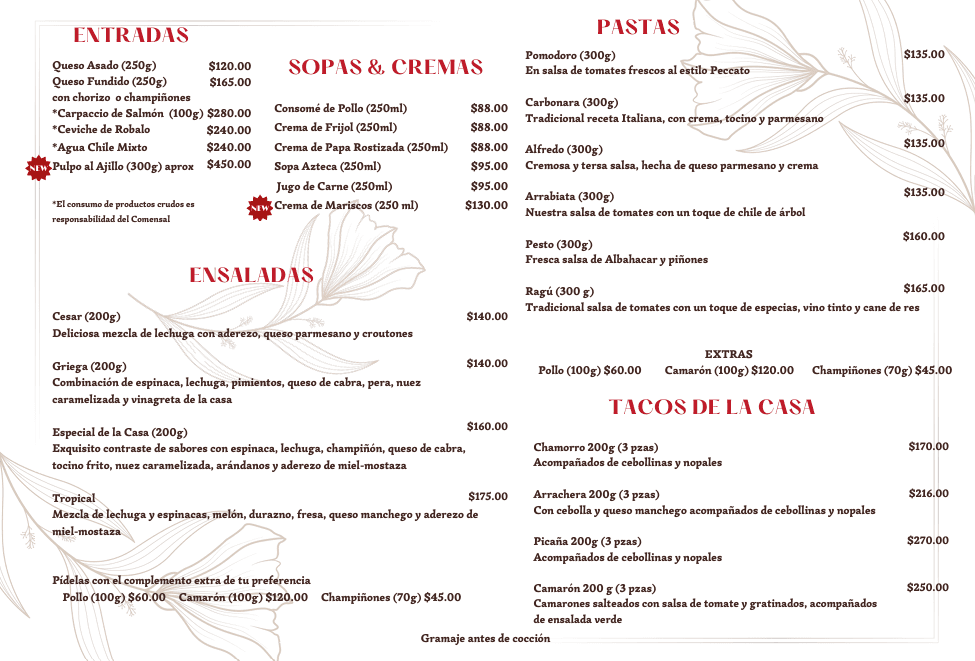 Menú